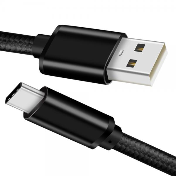 Picture of USB2.0 Type-C cable Nylon（black）